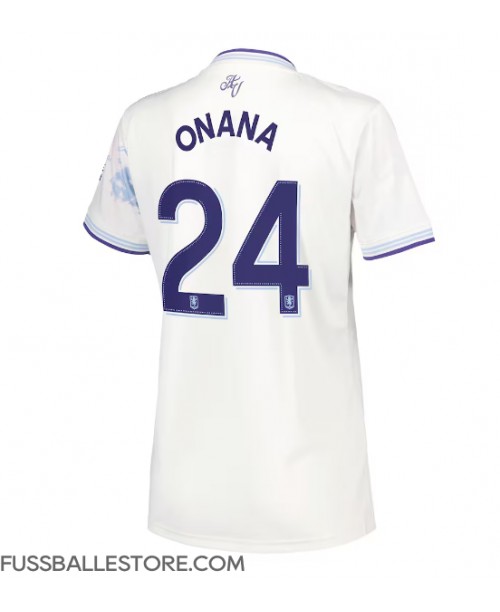 Günstige Aston Villa Amadou Onana #24 3rd trikot Damen 2025-26 Kurzarm Günstige Aston Villa Amadou Onana #24 3rd trikot Damen 2025-26 Kurzarm